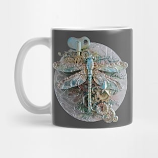 Silver Dragonfly Mug